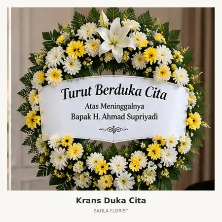 Krans Bunga Duka Kupang Kota